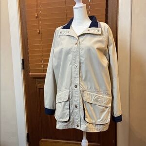 Women's Beige and Navy Jacket